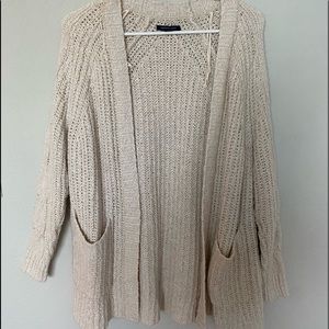 Heavy knit cardigan